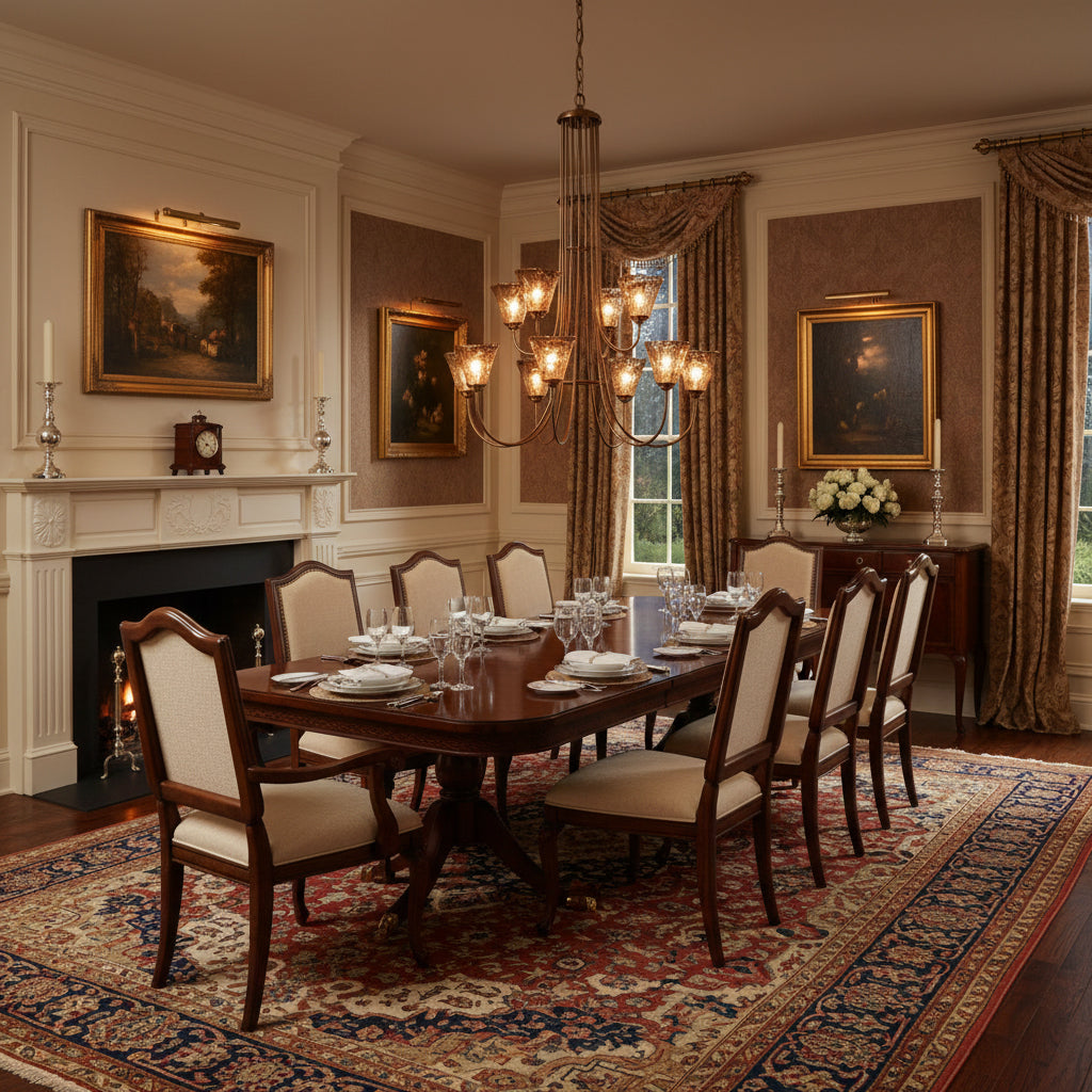 Franklin Amber Chandelier