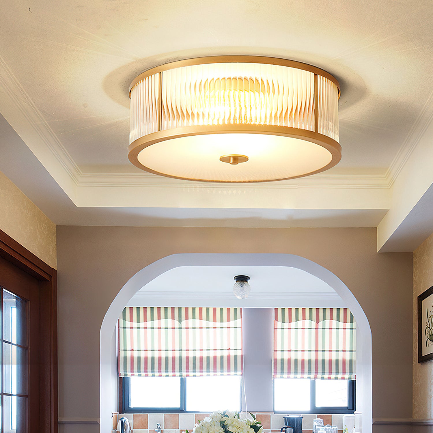 Geneva Glass CeIling Lamp