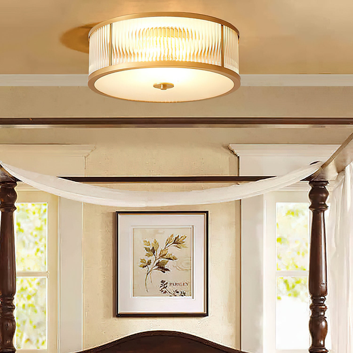 Geneva Glass CeIling Lamp