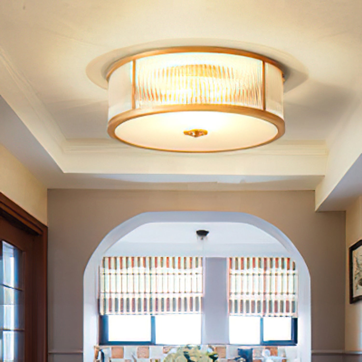 Geneva Glass CeIling Lamp