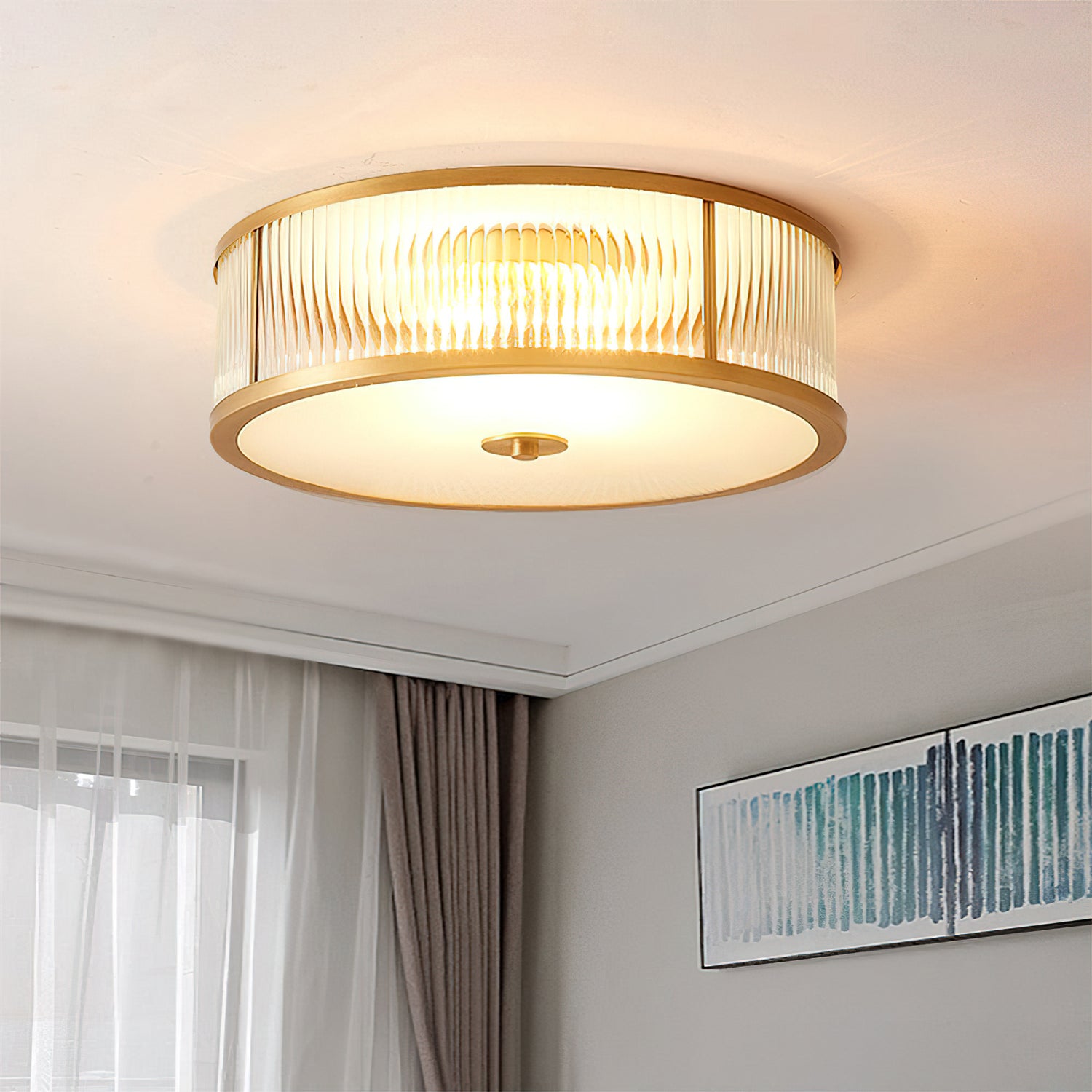 Geneva Glass CeIling Lamp