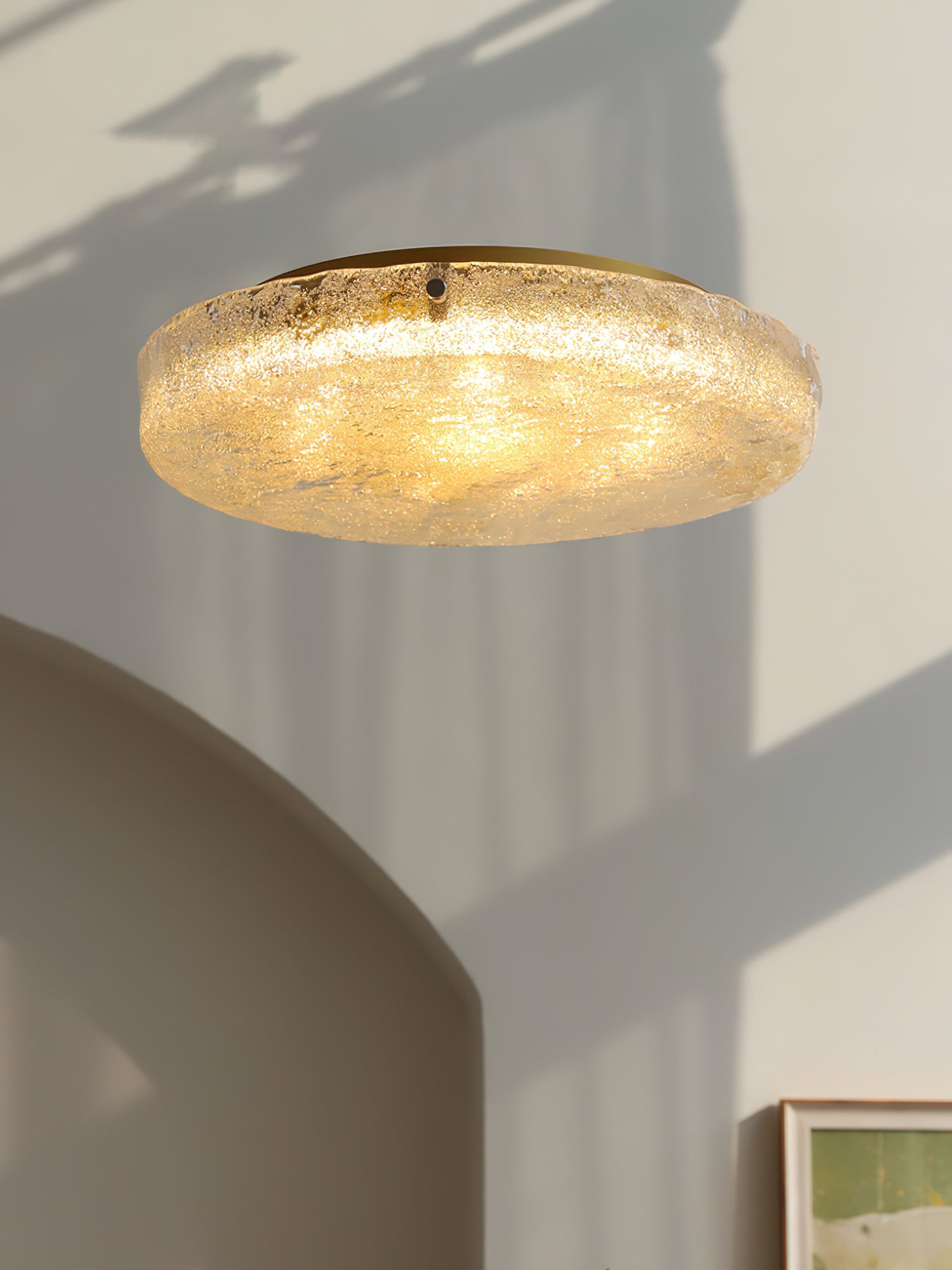 Glacier Disk Flush Mount