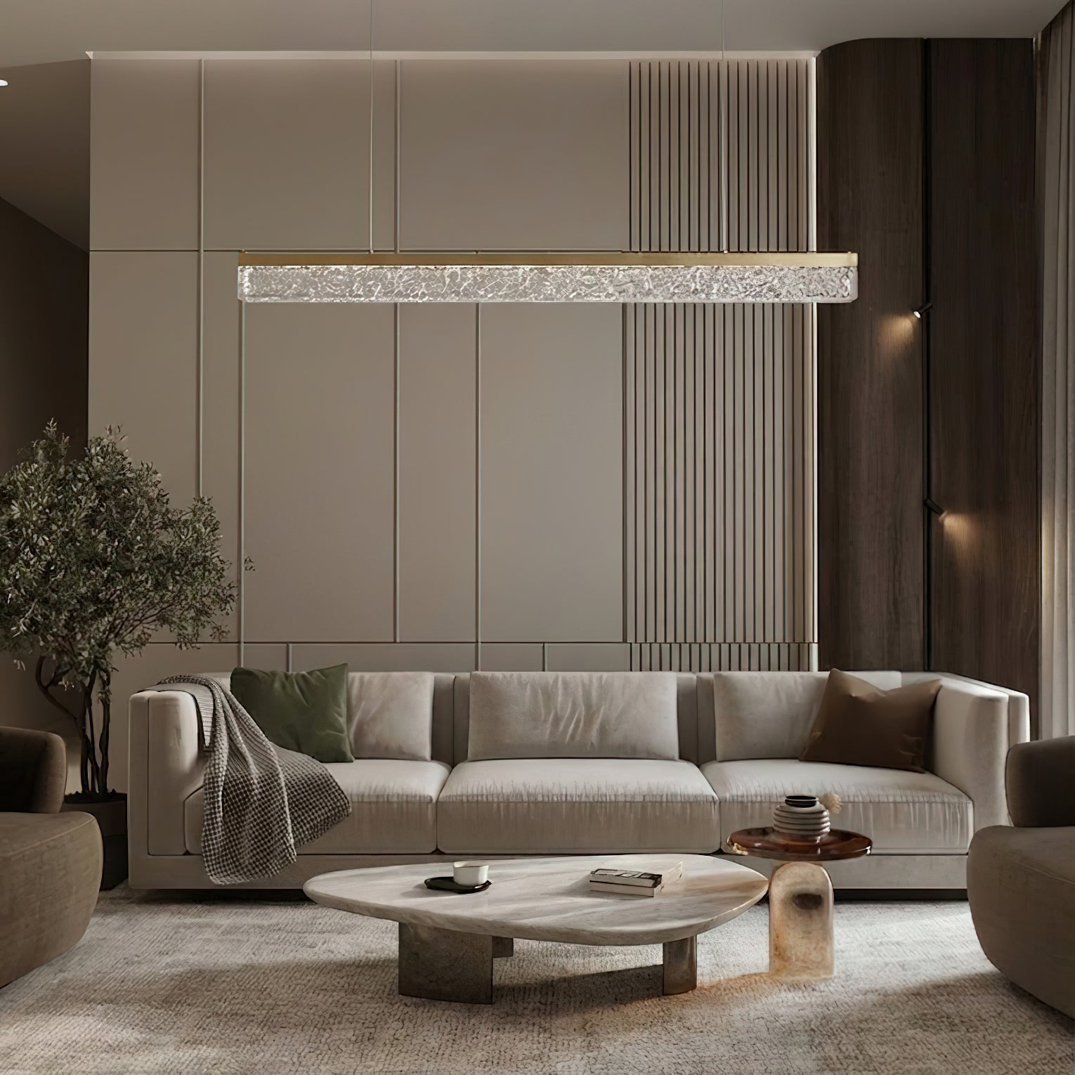 Glacier Linear Chandelier