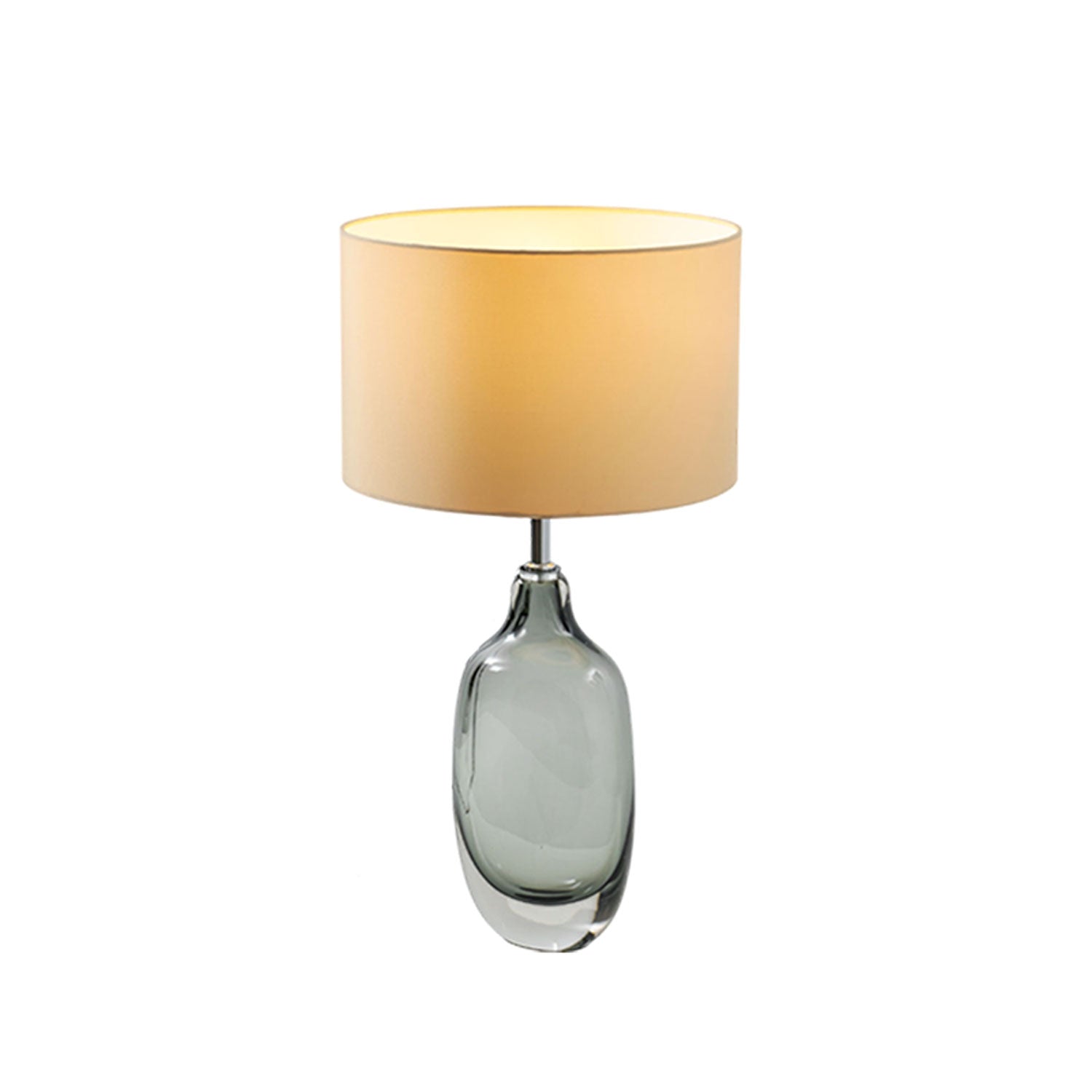 Lámpara de mesa de cristal esmaltado