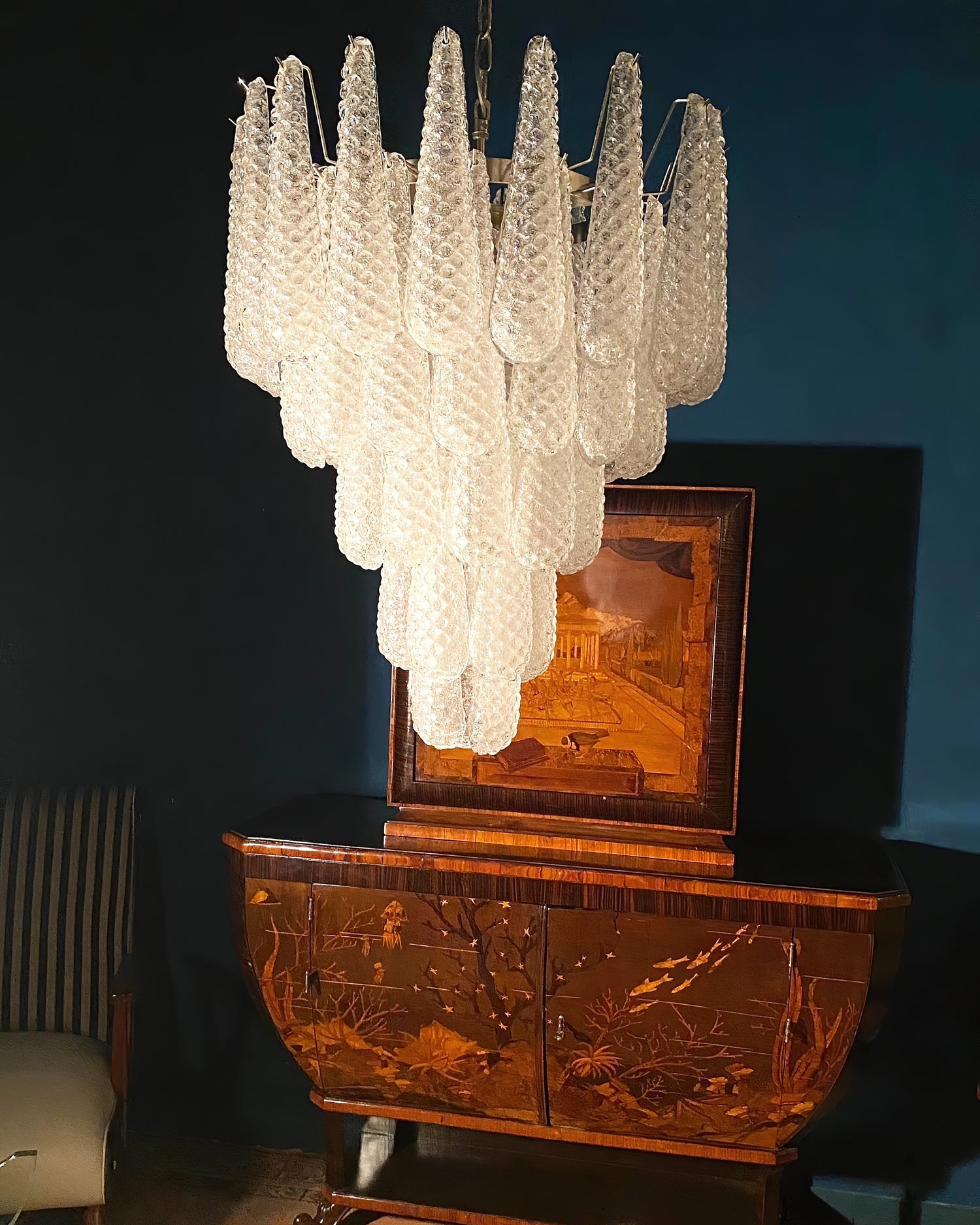 Graniglia Glass Chandelier