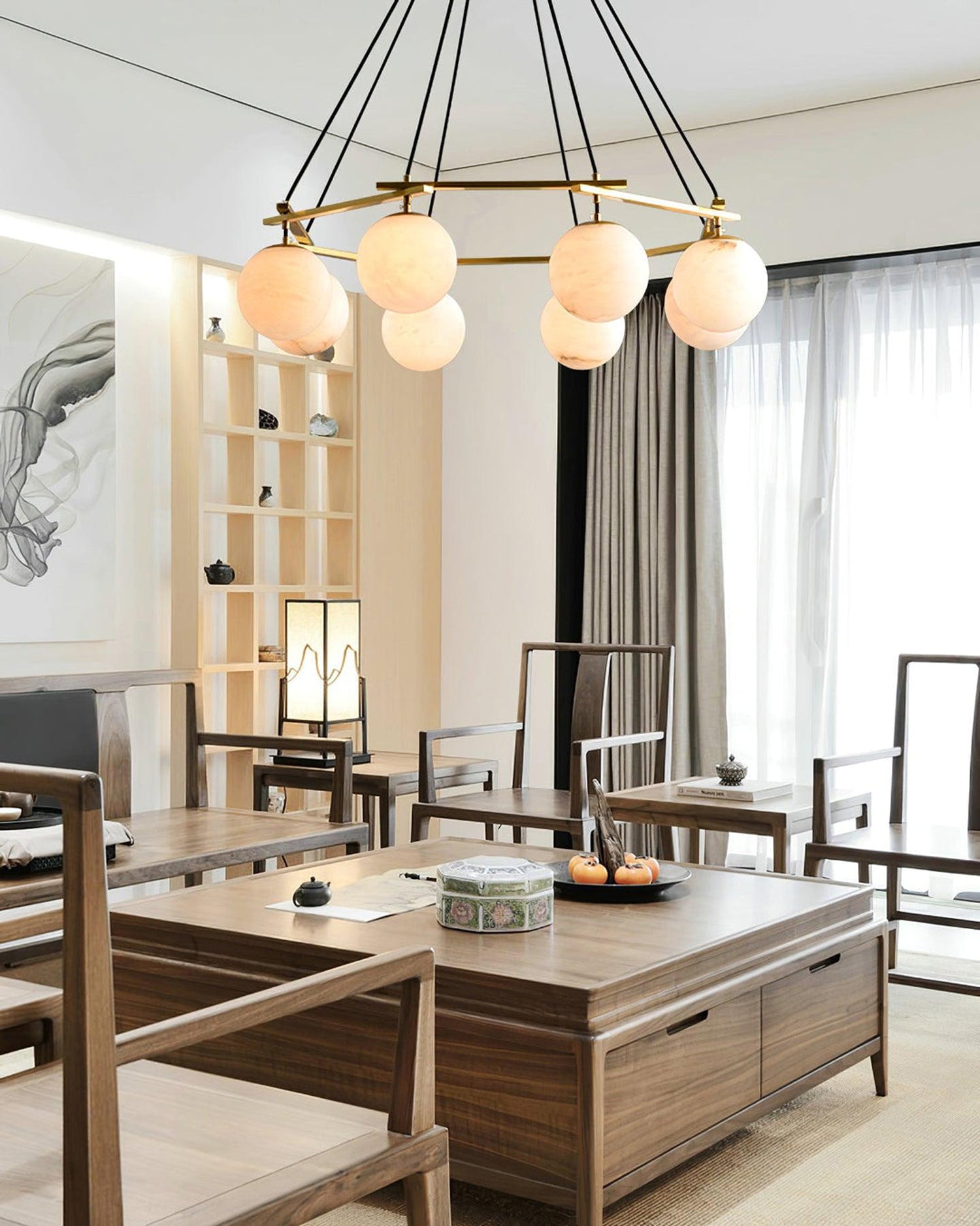 Hayes Alabaster Chandelier