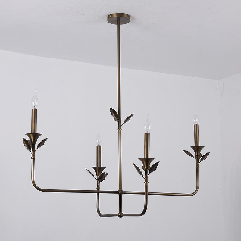 Hazel Leaf Fabric Chandelier
