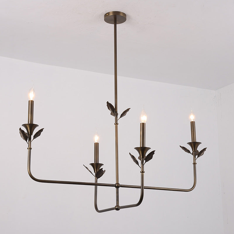 Hazel Leaf Fabric Chandelier