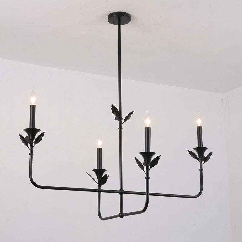 Hazel Leaf Fabric Chandelier