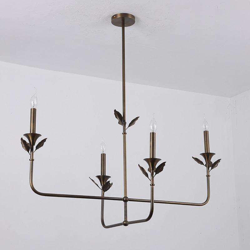 Hazel Leaf Fabric Chandelier