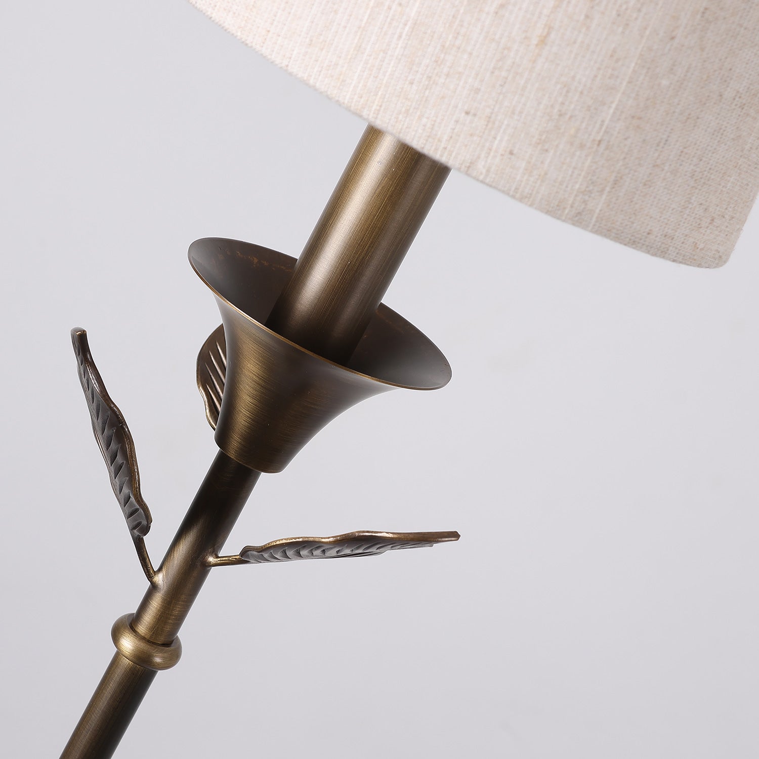 Hazel Leaf Fabric Chandelier