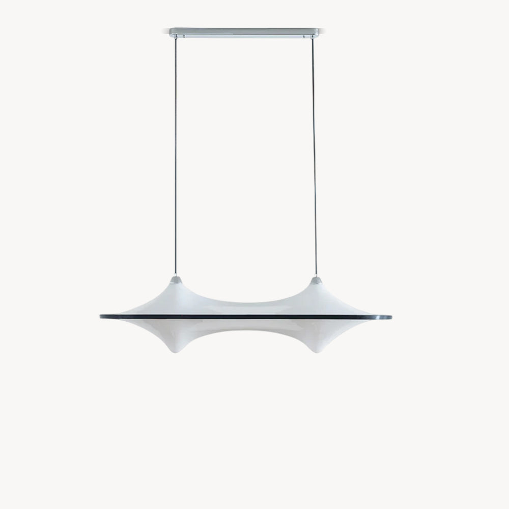 Horizontal Foggy Saucer Pendant Lamp