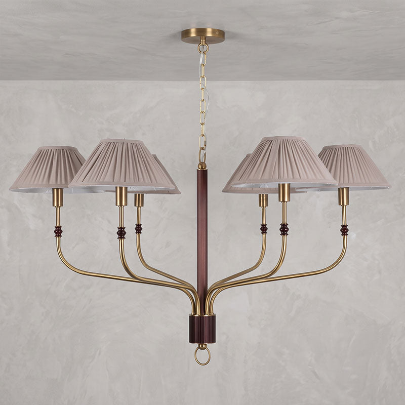 Laurent Pleated Kronleuchter