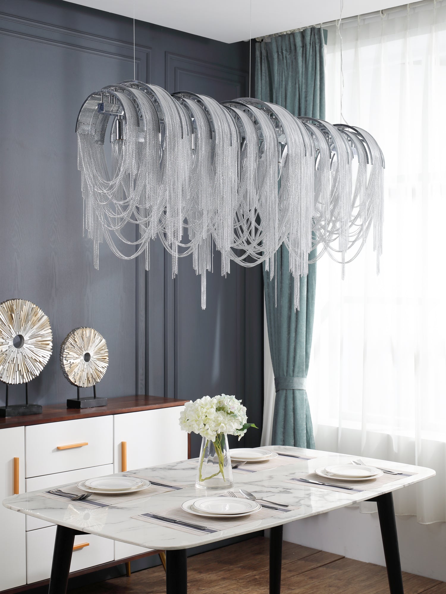 Volver Long Chandelier