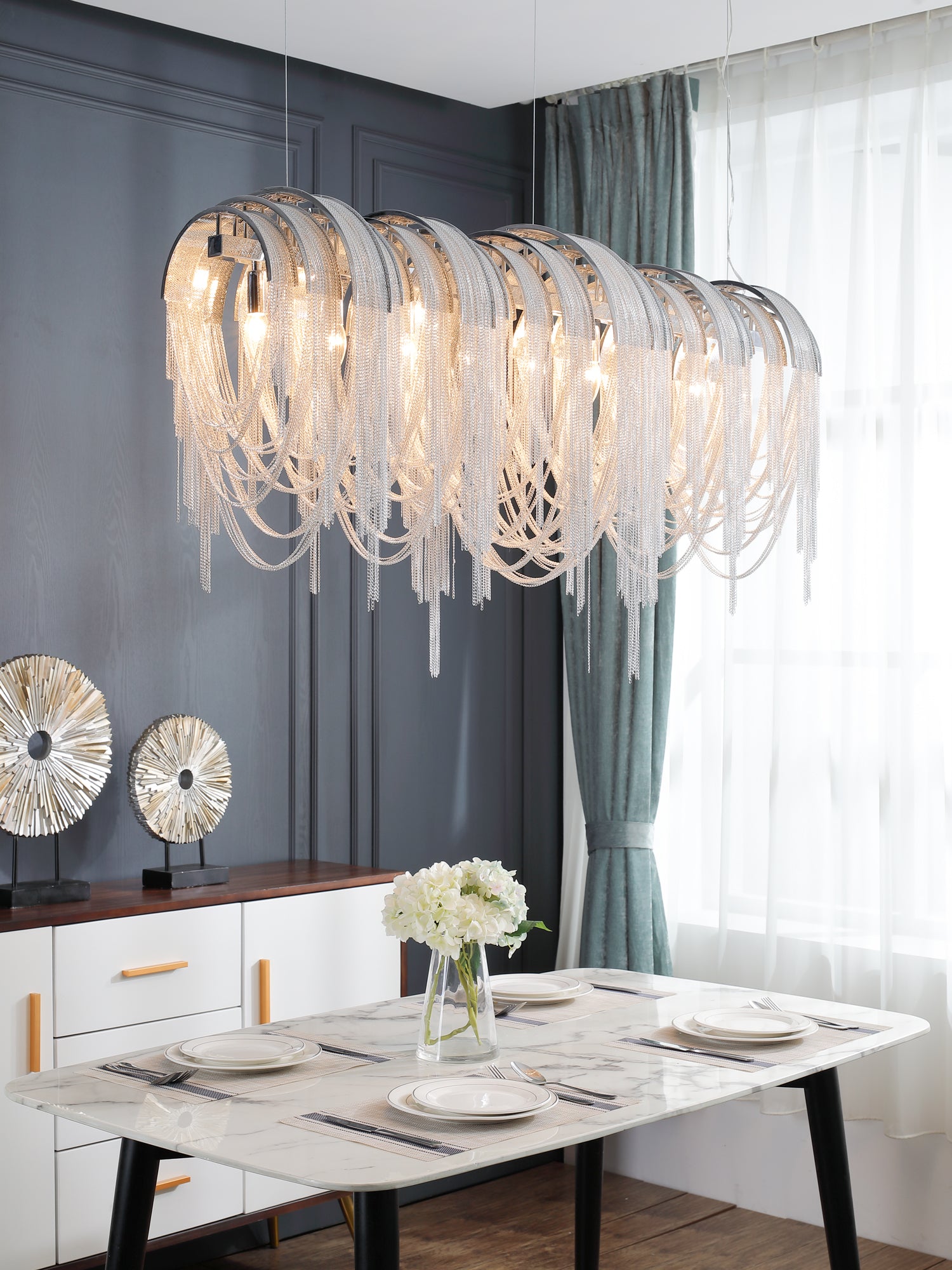 Volver Long Chandelier