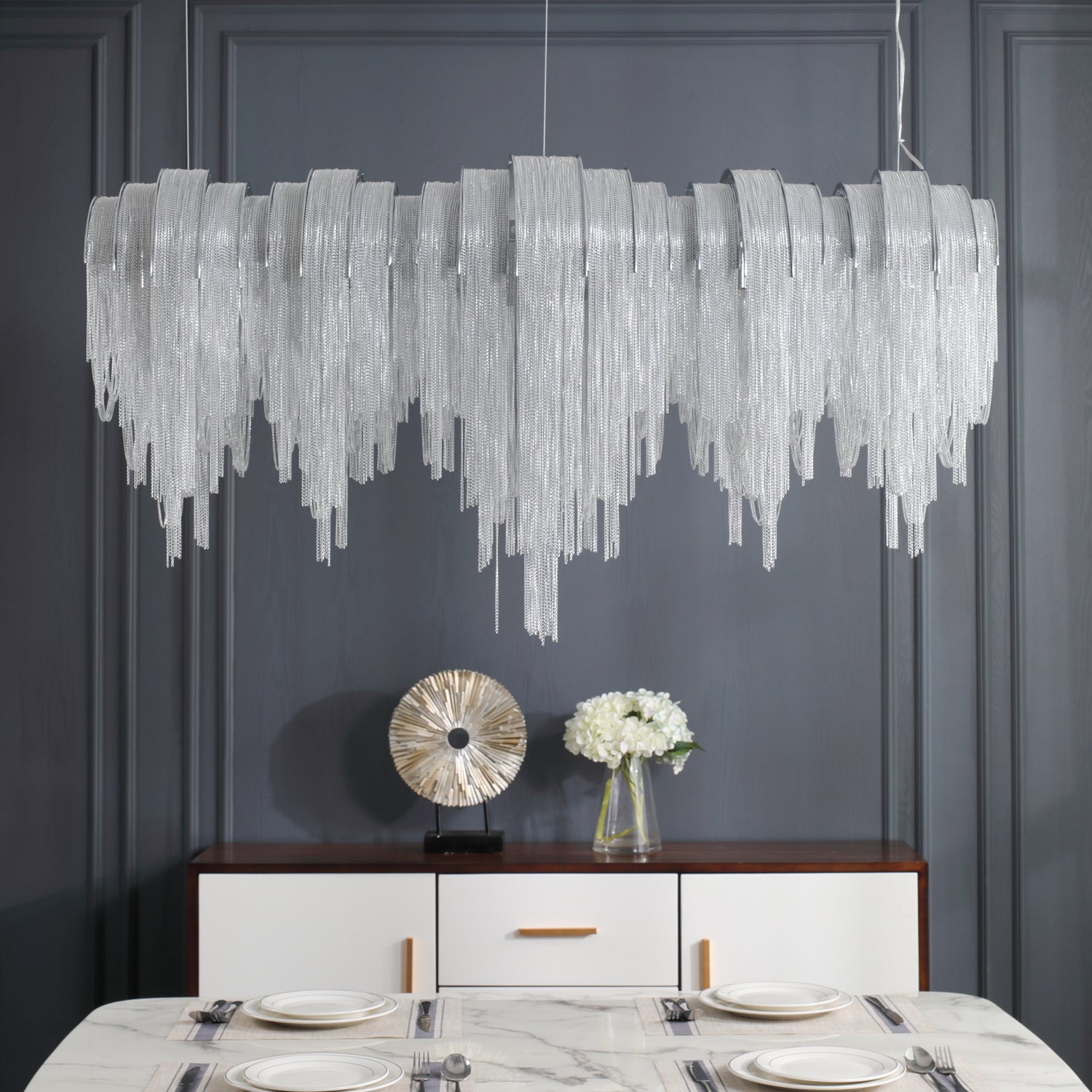 Volver Long Chandelier