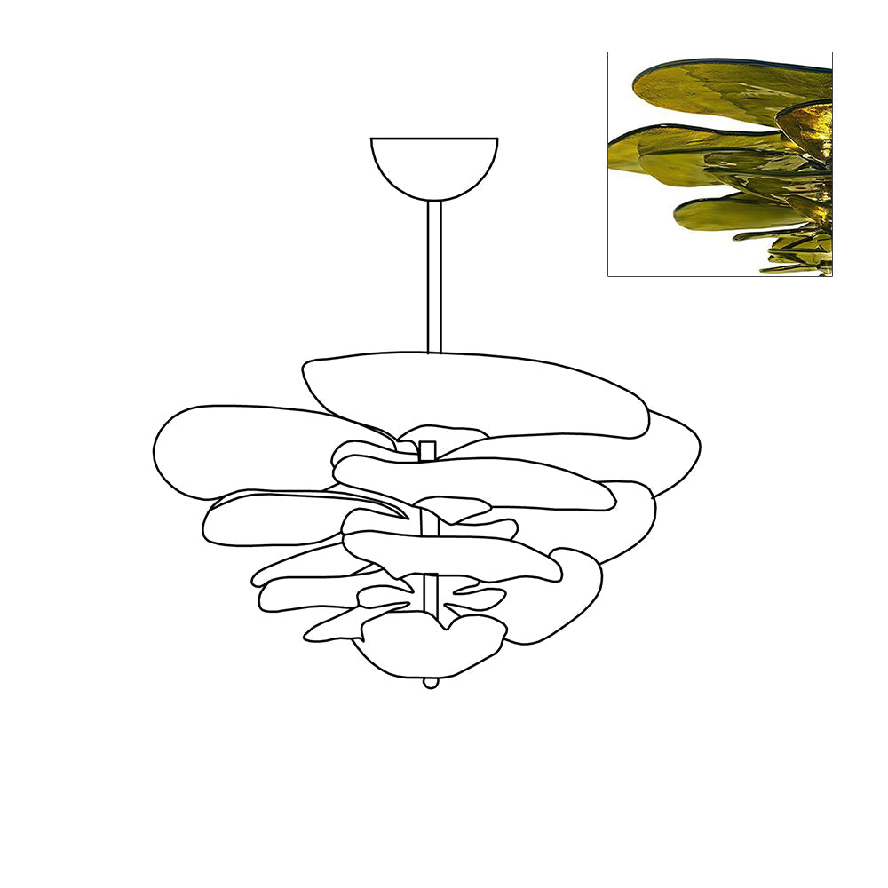 Lilypad Chandeliers