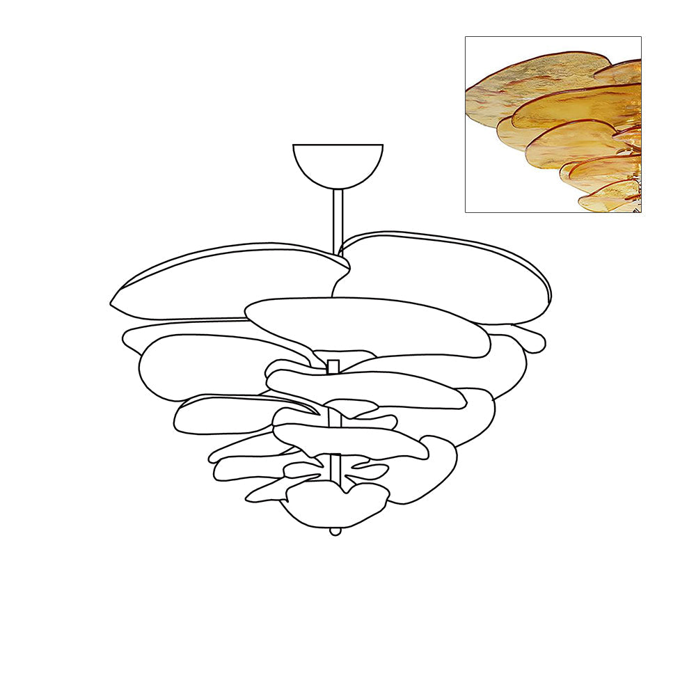Lilypad Chandeliers