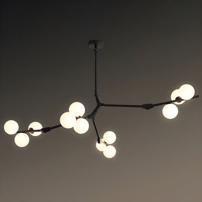 12 heads: Dia 123cm x H 53cm / ∅ 48.4″ x H 20.9″