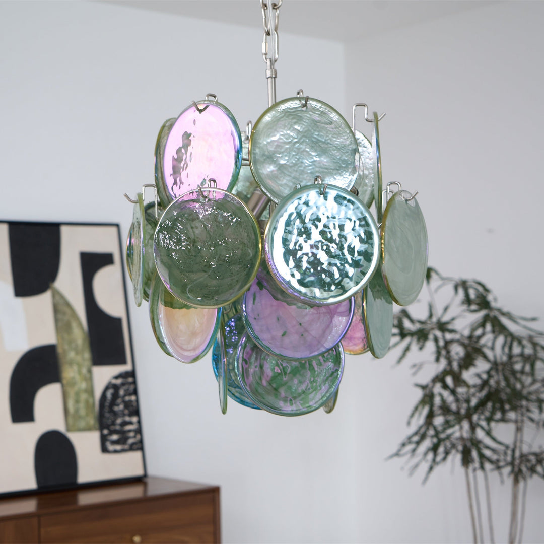 Loire Valley Glass Chandelier