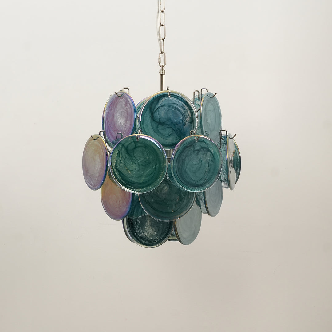 Loire Valley Glass Chandelier