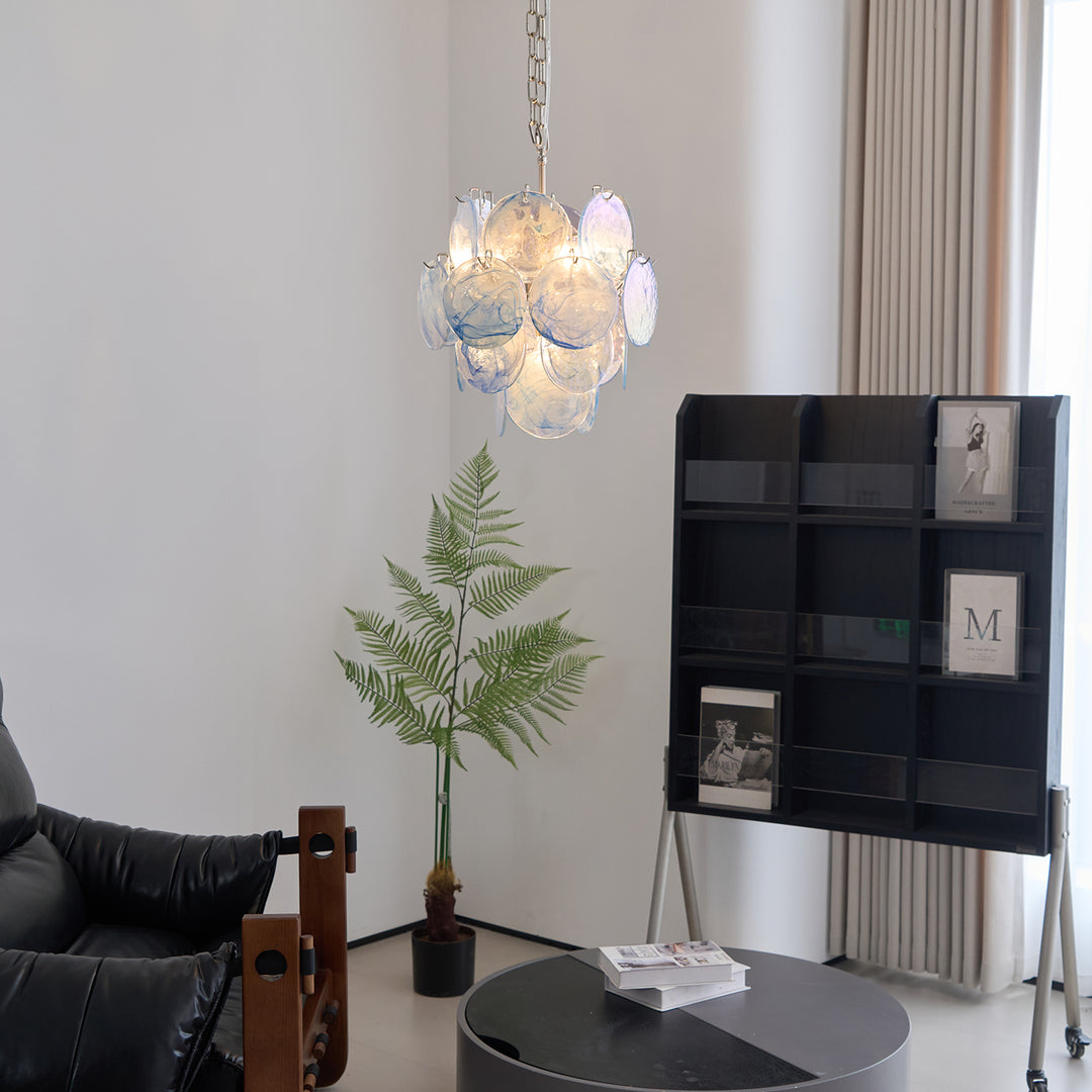 Loire Valley Glass Chandelier