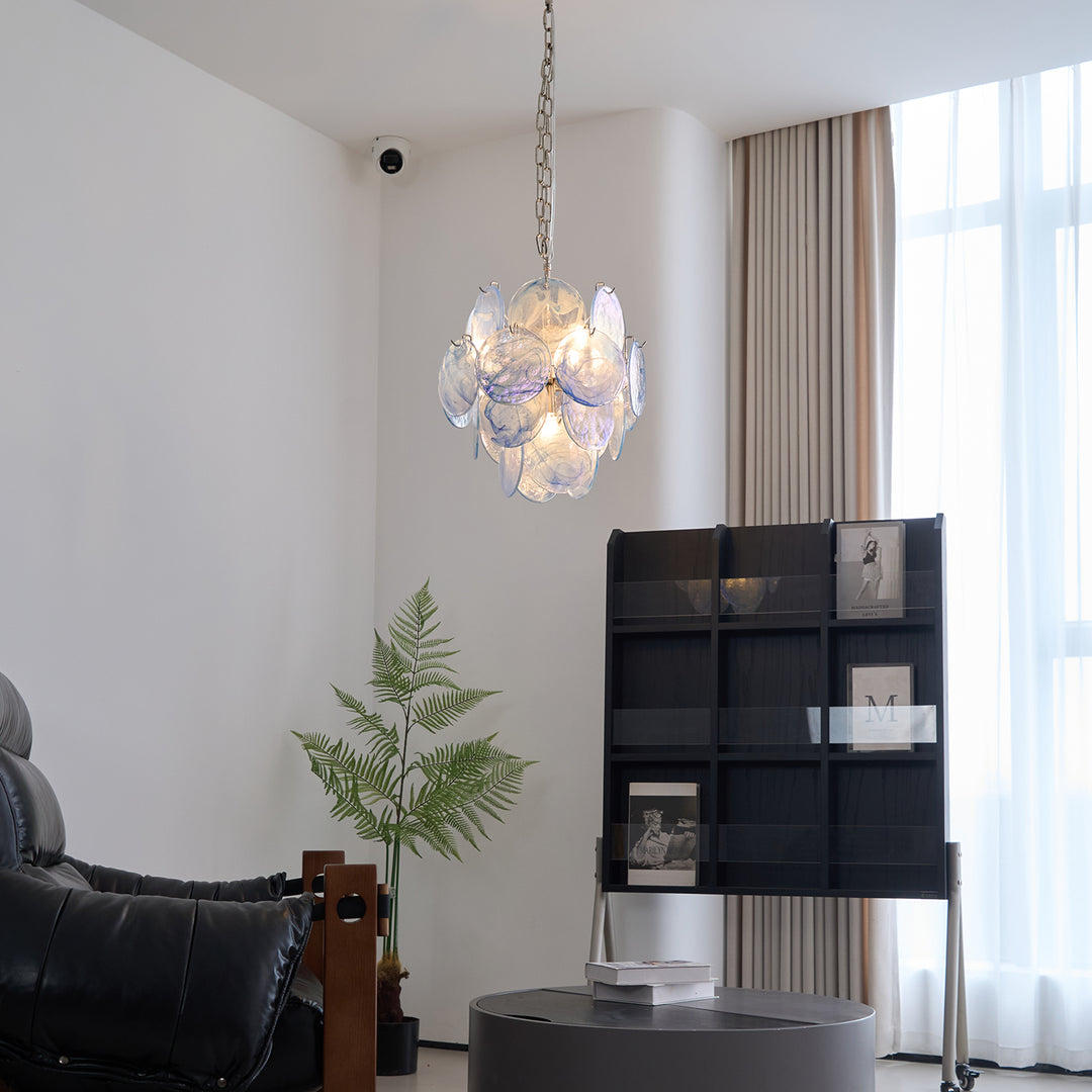 Loire Valley Glass Chandelier