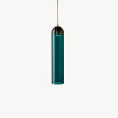 Suspension luminaire tube en verre long