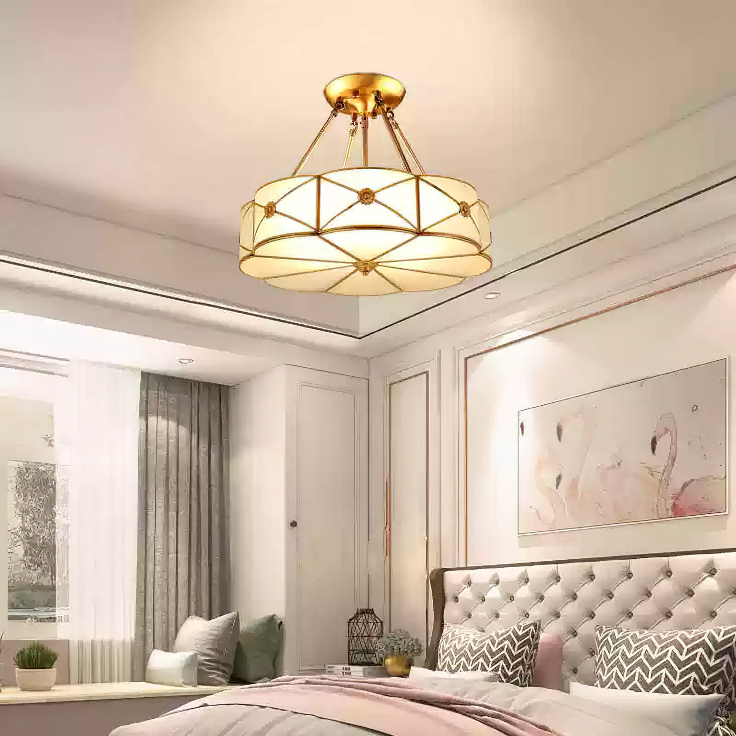 Lumalin Glass Ceiling Light