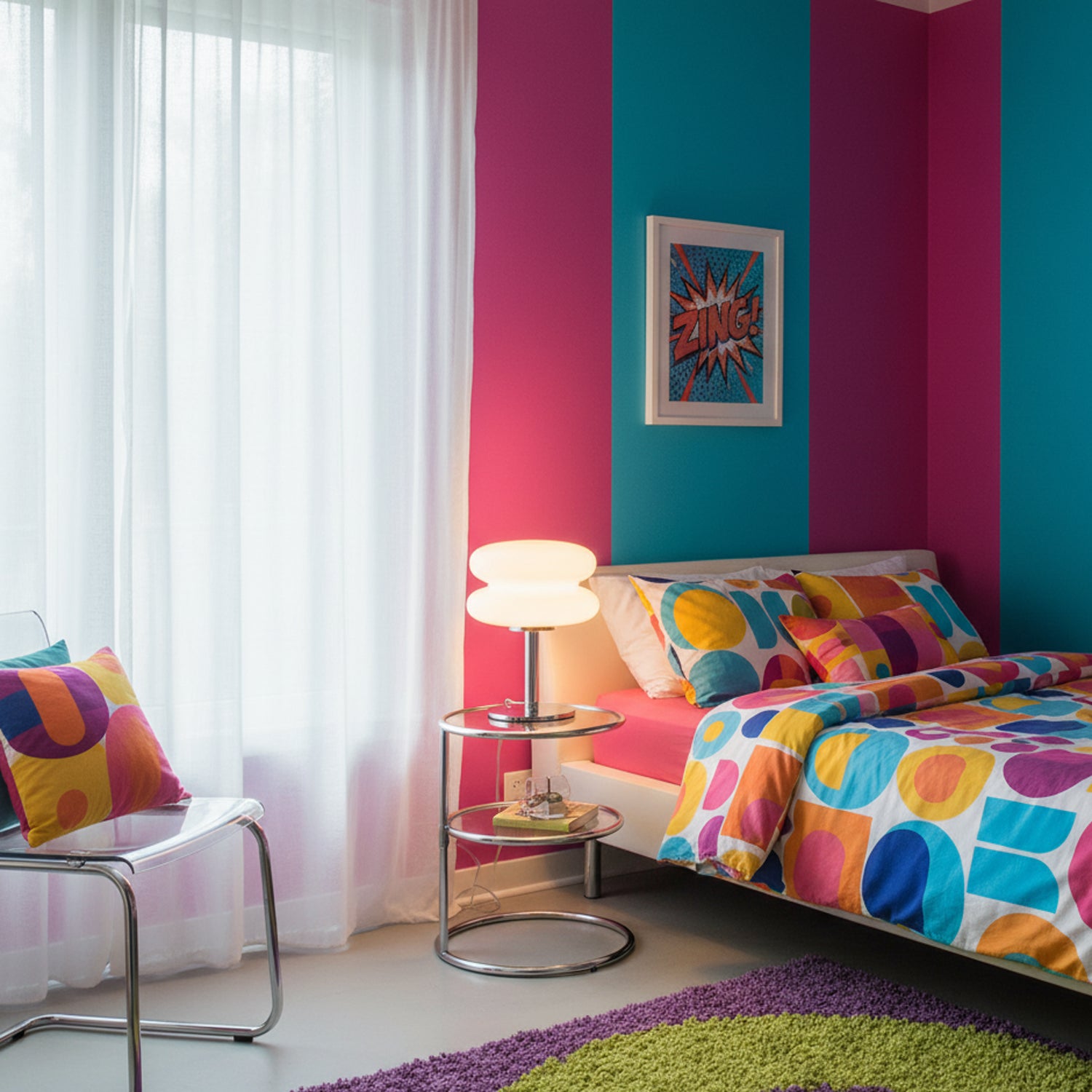 Macaron Glass Table Lamp