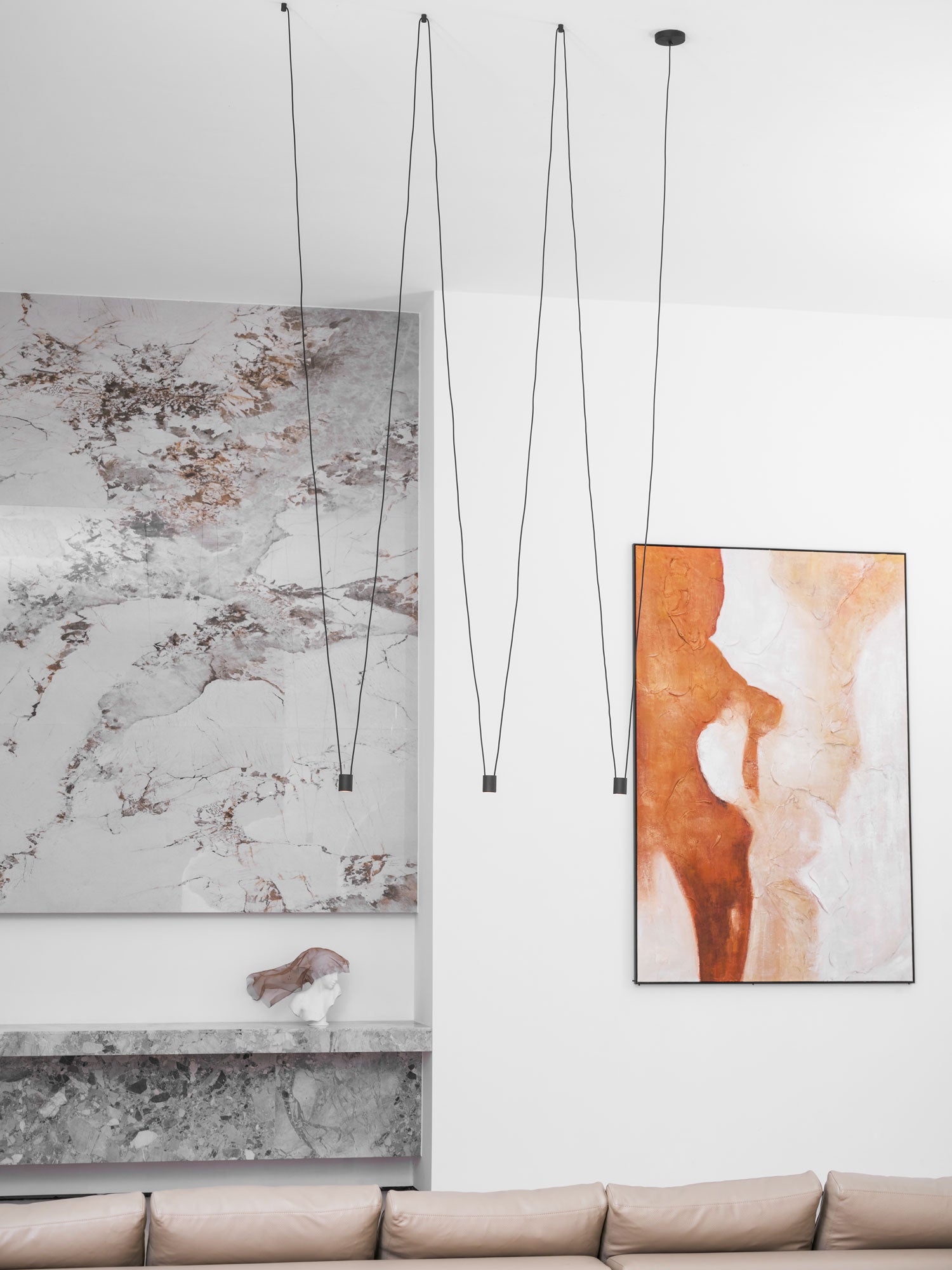 Lampe à suspension assortie