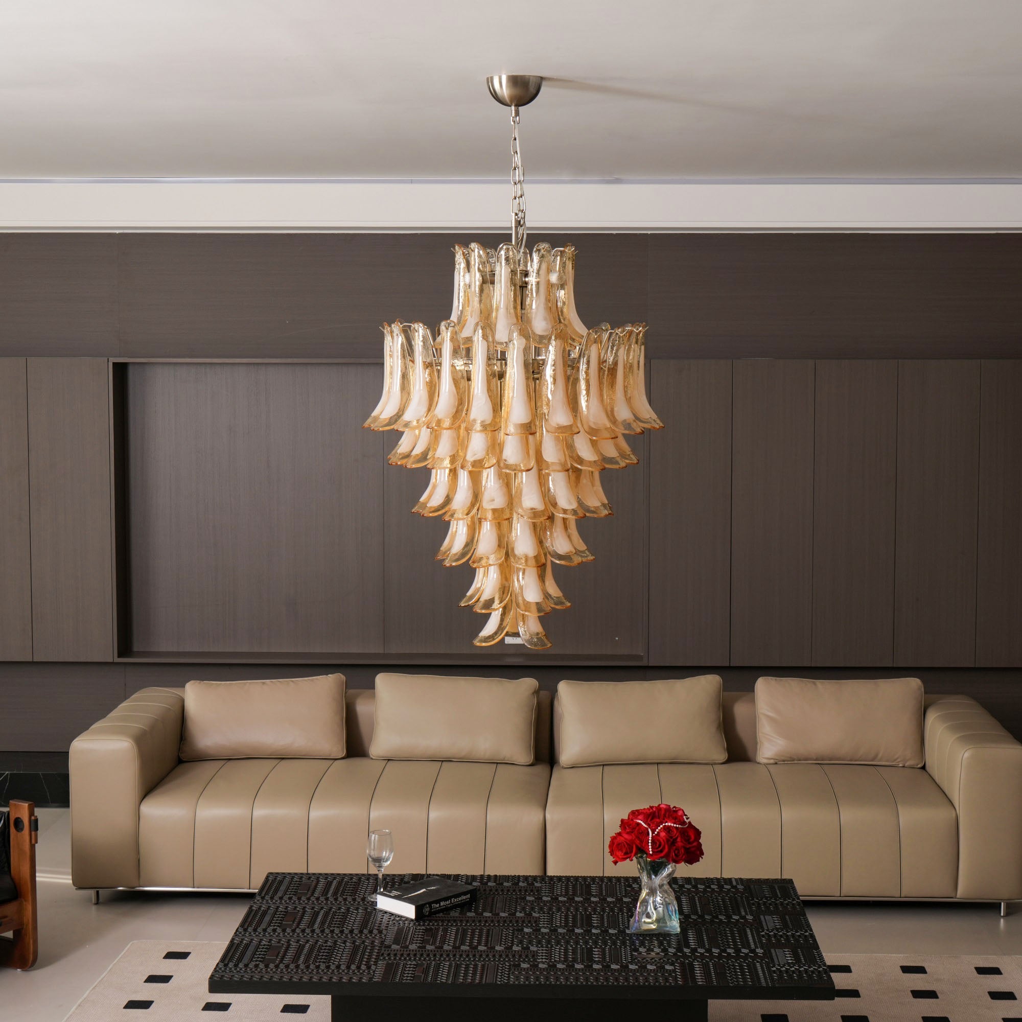 Mazzega Petals Chandelier