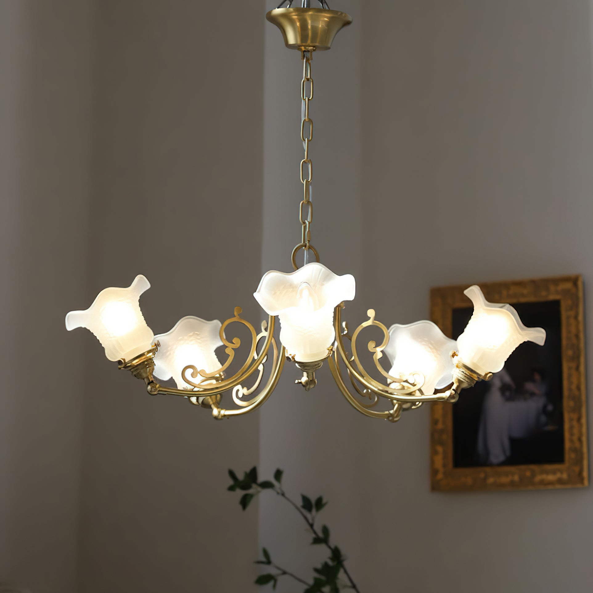 Morning Glory Chandelier