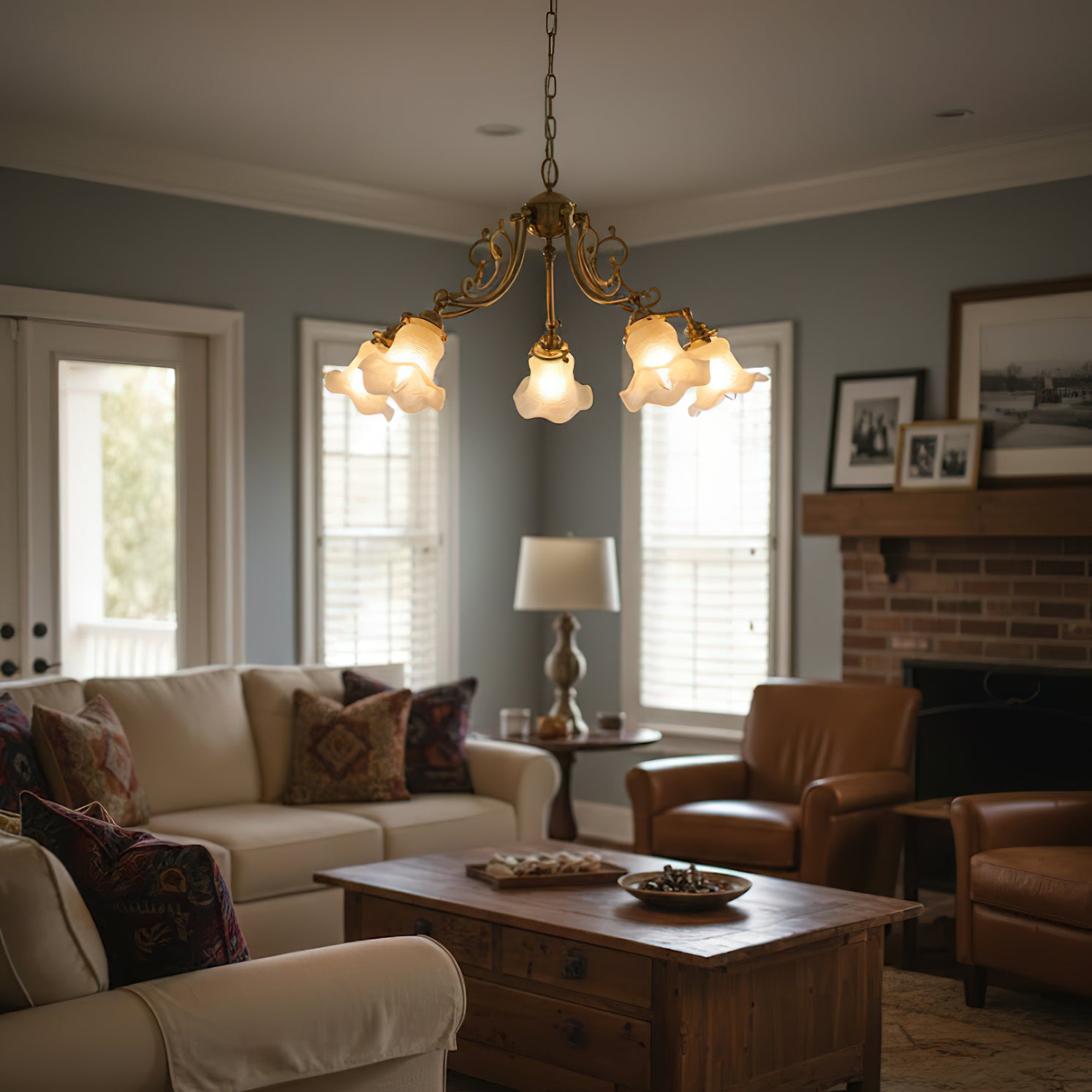 Morning Glory Chandelier