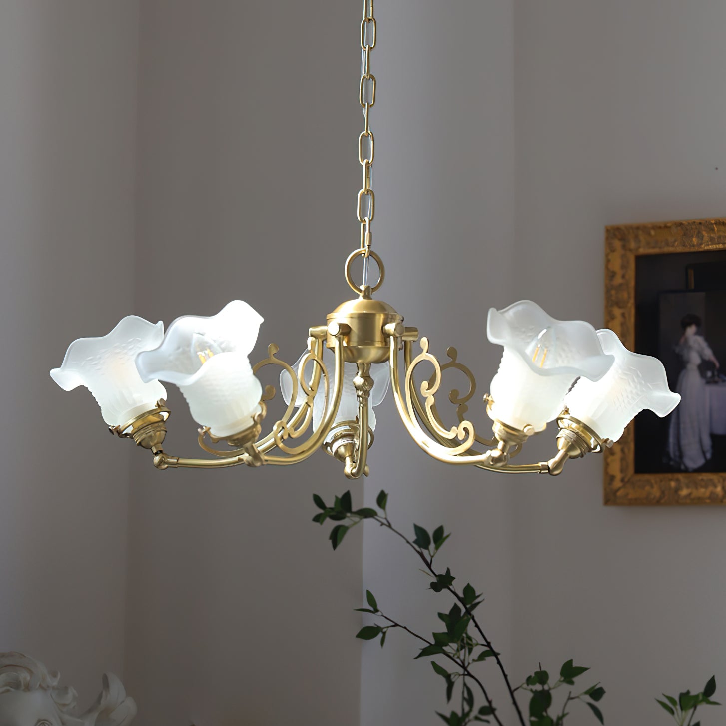 Morning Glory Chandelier