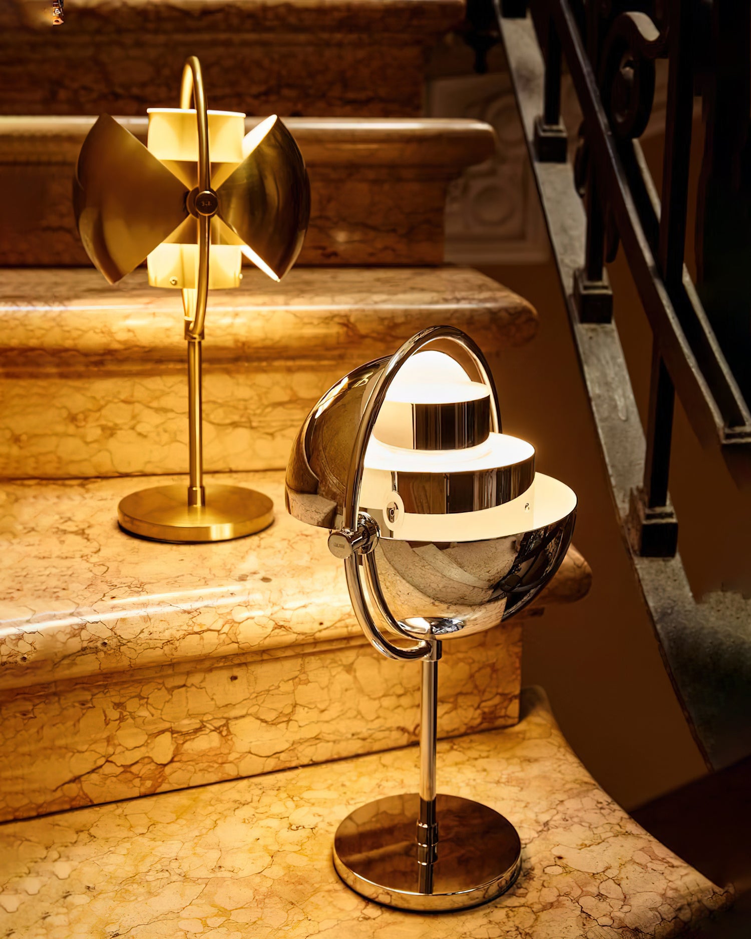Multi-lite Portable Table Lamp