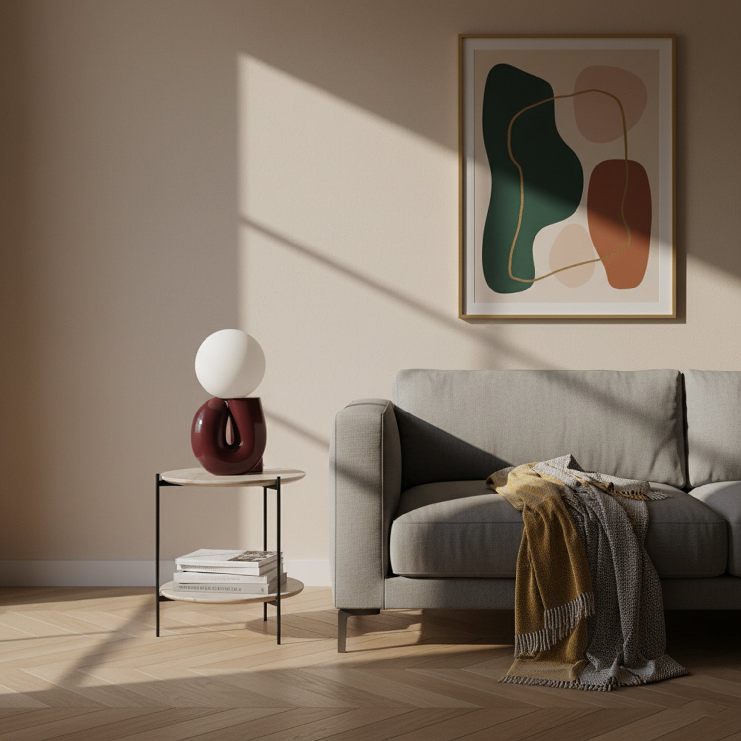 Lampe de table néoténique