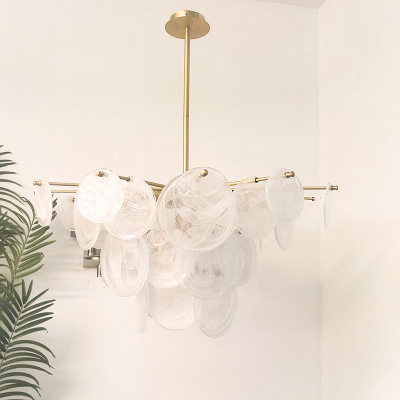Nimbus Cloud Disc Chandelier