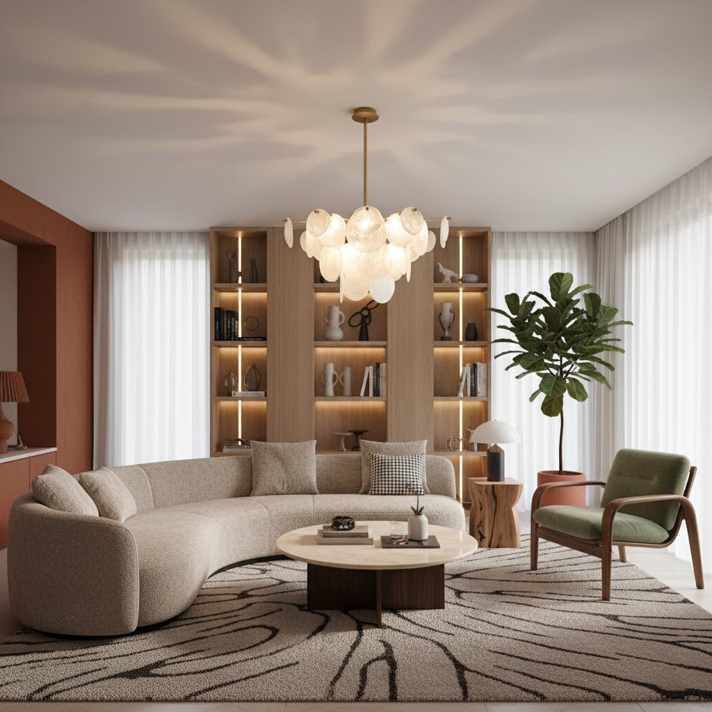 Nimbus Cloud Disc Chandelier