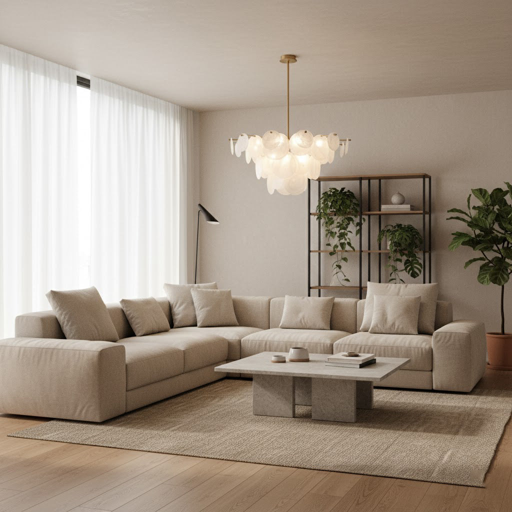 Nimbus Cloud Disc Chandelier