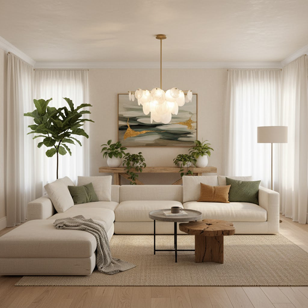 Nimbus Cloud Disc Chandelier