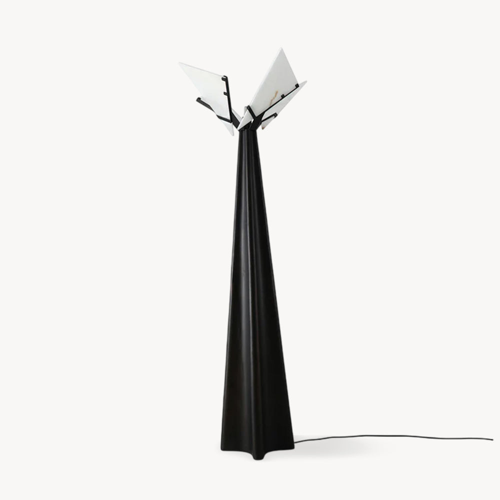 Nun Drape Alabaster Floor Lamp