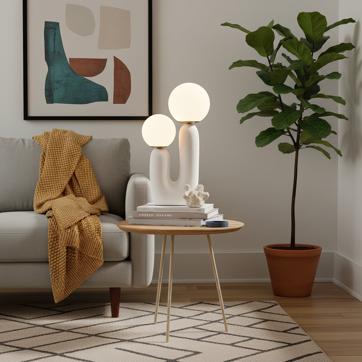 Lampe de table brute Oo
