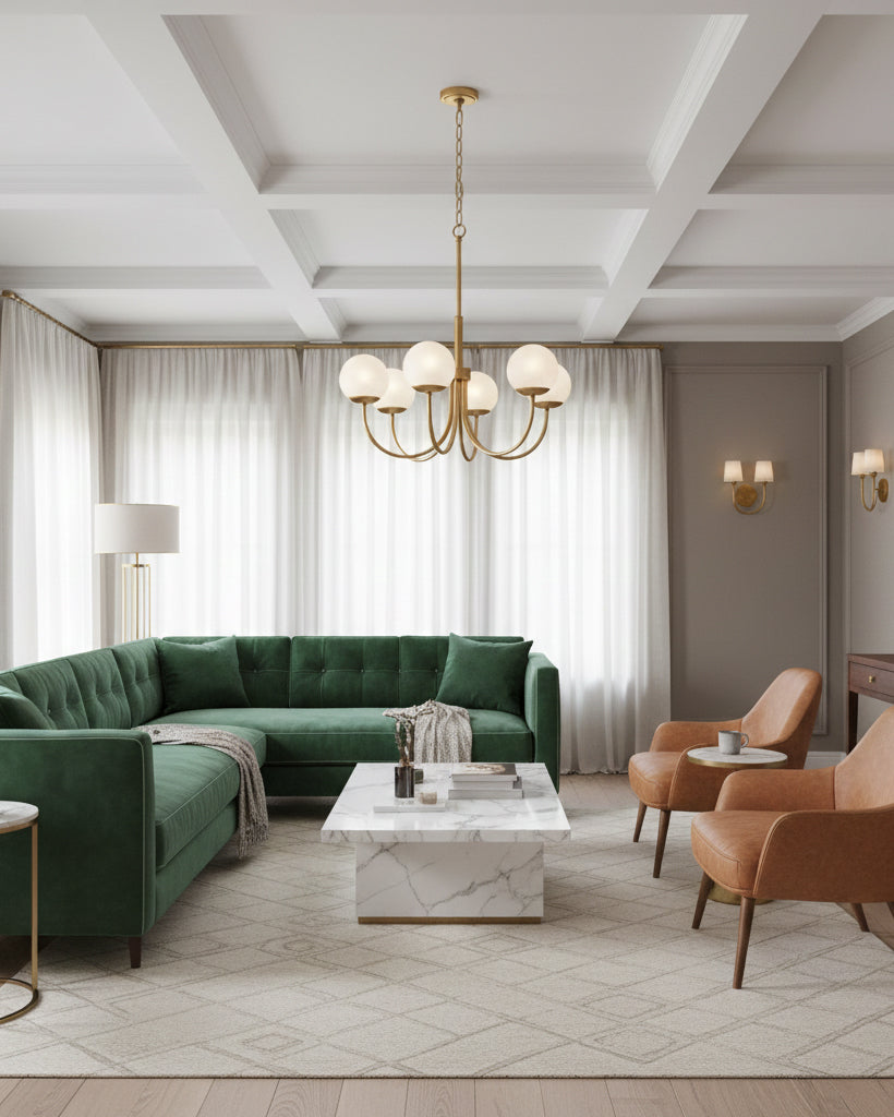 Orillia Glass Chandelier