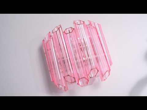 Palermo Pink Wall Lamp