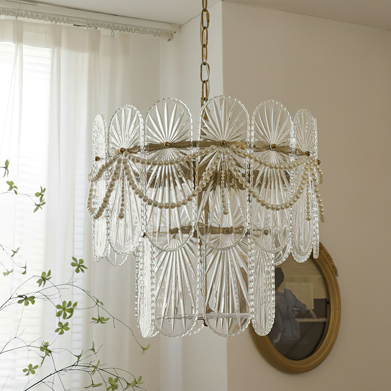 Pearl Glass Chandelier