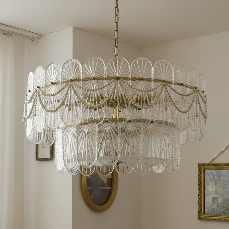 Pearl Glass Chandelier