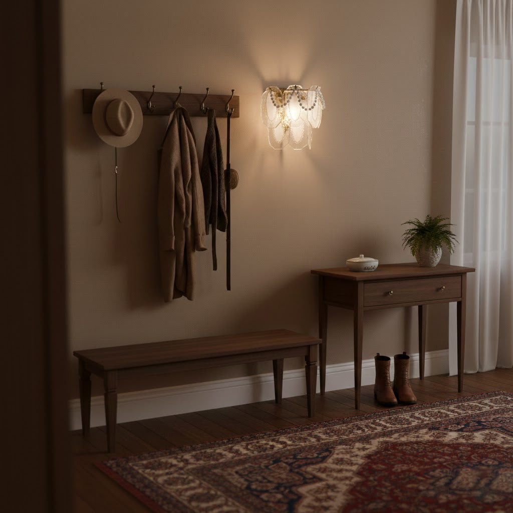 Pearl Petal Wall Sconce