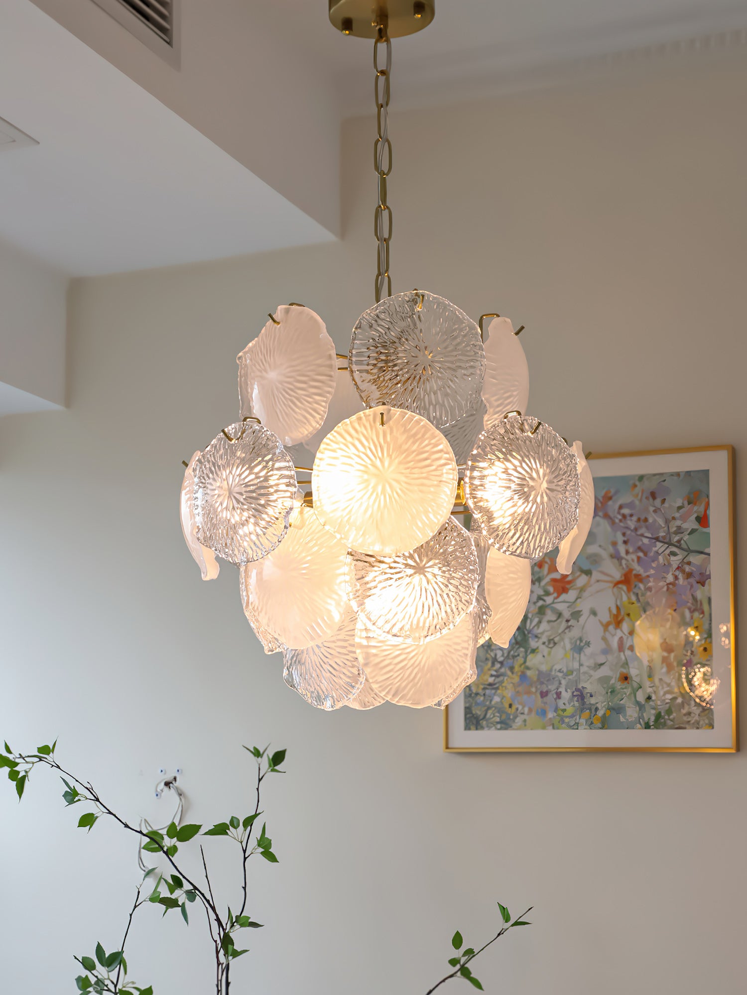 Petal Disc Chandelier
