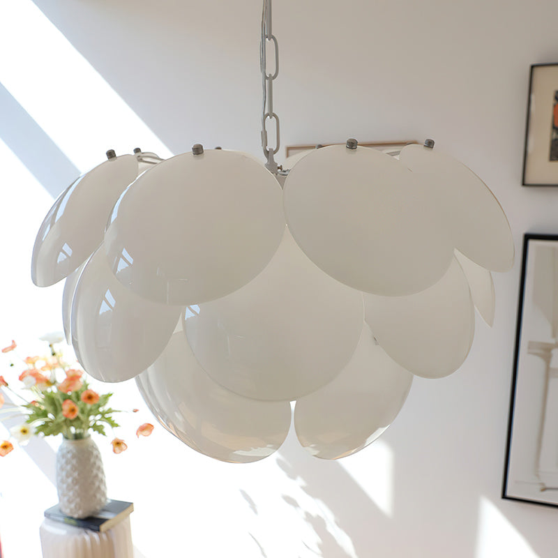 Pine Cones Glass Chandelier